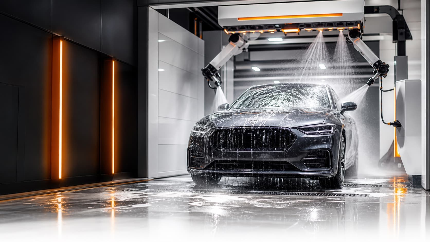 Бесконтактная робот-мойка автомобиля в AutoSpa, Северск